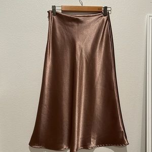 Rose Gold Mindi Sheer Skirt